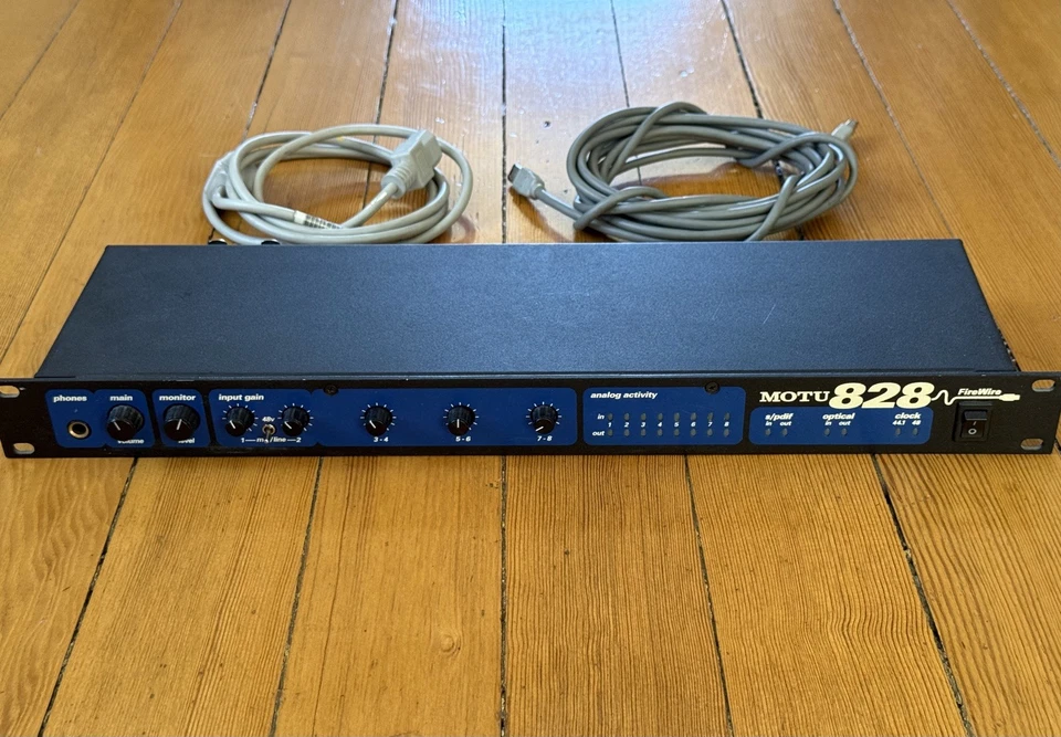 Original MOTU 828 Mk1 Firewire Audio Interface - Made in USA - WORKING - Image 1 of 4