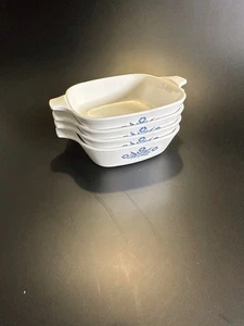 4 Cornflower Corning Ware P-41 Petite Pan Vintage - Picture 1 of 10