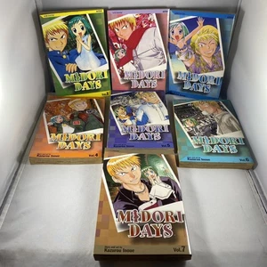 RARE Midori Days Manga English Volumes Lot Complete Volumes 1-7 Kazurou VIZ MED - Picture 1 of 5
