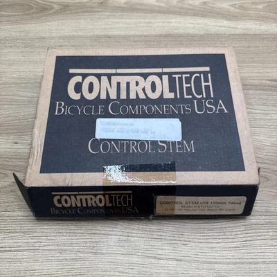 Control Tech Threaded Stem O/S 120mm 10° 1-1/8” Steerer 25.4 Clamp NIB - Image 1 of 4