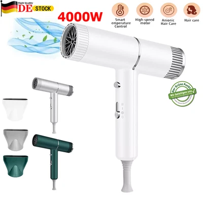 4000W Haartrockner Ionen Föhn Profi Schnelles Haarfön Fön Hair Dryer Faltbar - Bild 1 von 4