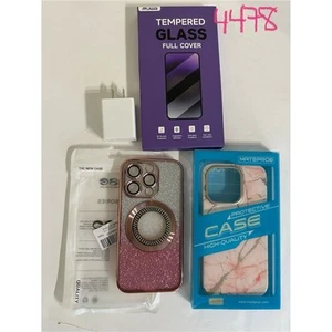 Lot Coque Magnétique Paillettes Premium pour iPhone/Protecteur d'écran/Bloc de Charge - Photo 1 sur 17