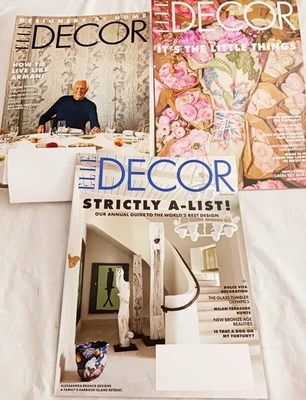 3 Elle Decor-Summer 2025-Strictly a List-April Armani-May It's The Little Things - Image 1 of 4