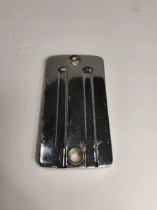 Harley Davidson Chrome Slotted Cylinder Front Brake Clutch Master Cover - Picture 1 of 10