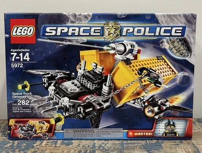 Lego 5972 Policía Espacial Camión Espacial Escapada Retirado y Sellado de Fábrica Nuevo en Caja Foto 1 de 4