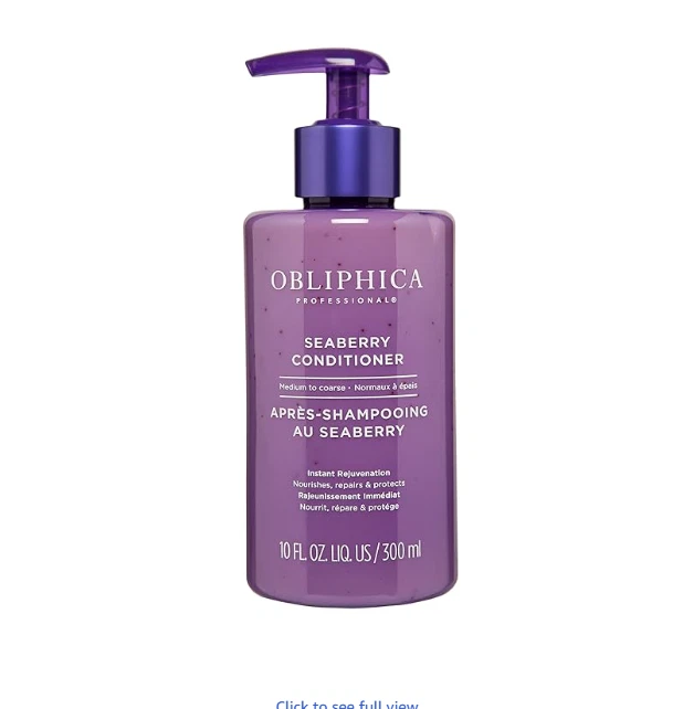 Obliphica Seaberry Conditioner 10oz – Medium to Coarse Hair Hydration & Shine - Image 1 of 1