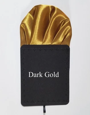 NUEVO - Inserto cuadrado de bolsillo satinado preplegado para hombre - Más colores Foto 1 de 4