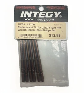 Integy C23741 Replacement Tip For C23273 Type Hex Wrench 4 Sizes Set - Picture 1 of 1