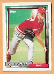 SCOTT SCUDDER CINCINNATI REDS #48 - TOPPS NM-MT 1992 - Picture 1 of 2