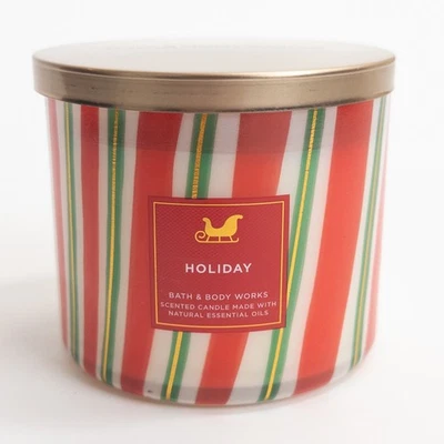 Bath & Body Works Holiday Candle 3-Wick 14.5 oz Cinnamon Clove Nutmeg - Image 1 of 4