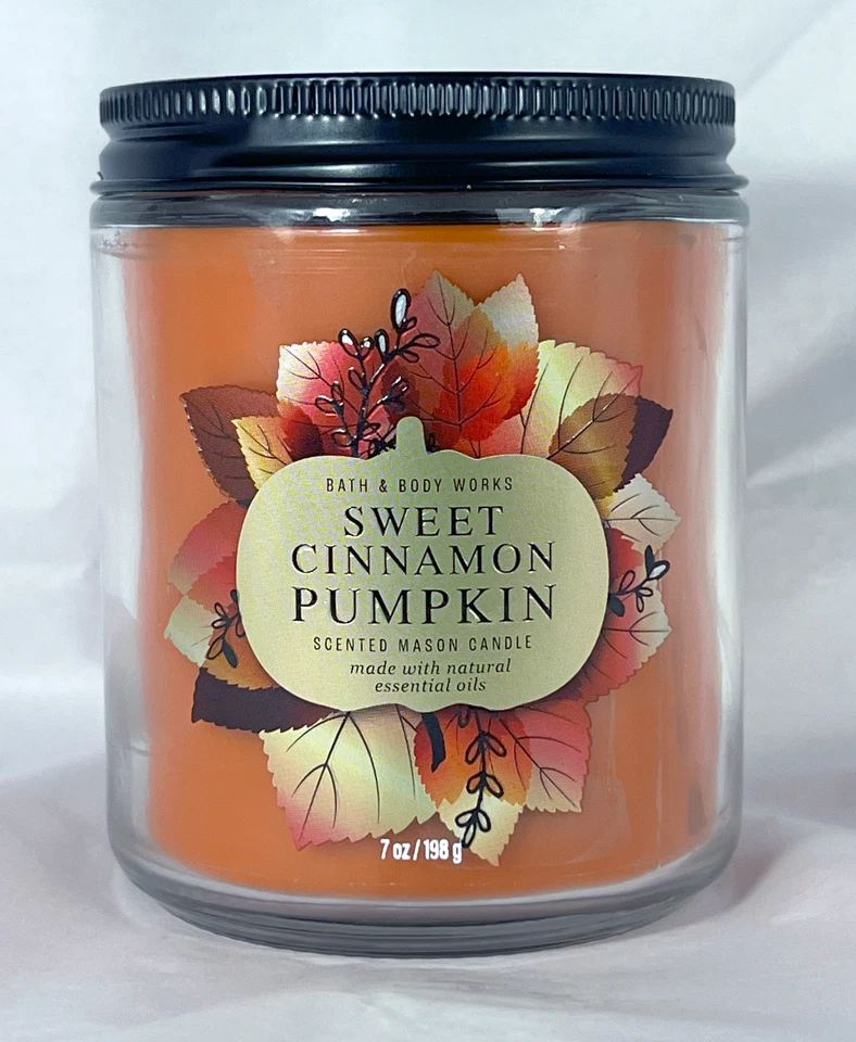Sweet Cinnamon Pumpkin Scented Candle [Bath & Body Works/White Barn] - Image 1 of 1