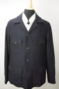 Ralph Lauren Purple Label RLPL Navy Blue Linen Blend Jacket Sz 44R Brand NEW - Picture 1 of 8