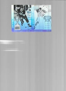 WAYNE GRETZKY 1991/92 UPPER DECK 2 CARD LADY BYNG UNCUT PANEL - Bild 1 von 1