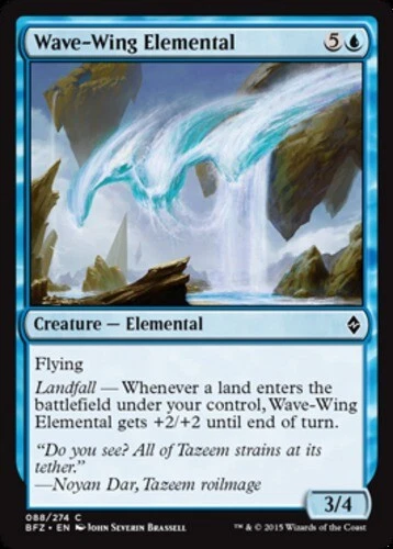 Battle for Zendikar - Wave-Wing Elemental - Foil - Image 1 of 1