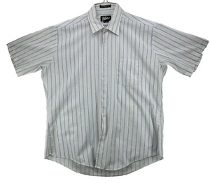 Blair Herren Größe L kurzärmeliges Polyestermischung gestreiftes Shirt - Bild 1 von 8