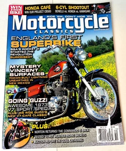 2009 Motorcycle Classics Magazine, BSA Rocket 3, Guzzi 1973 V7 Sport - Picture 1 of 2