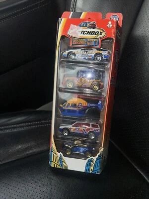 Matchbox Hero City 5 Pack C1817 Law Enforcement Police Vehicles 2003 Mattel - Image 1 of 4