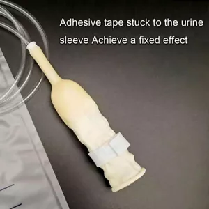 1PC Male External Catheter Disposable Urine Collector Latex Urine Bag Tools - Foto 1 di 13