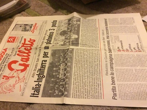 1990 WORLD CUP 3 RD PLACE PLAY-OFF ENGLAND V ITALY IL GALLETTO TS - Picture 1 of 1