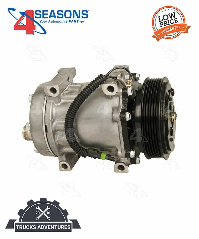 Compresor de aire acondicionado Four Seasons 58632 | Autopieza de alta calidad, ajuste universal para M Foto 1 de 4