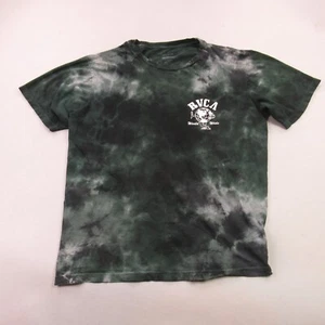 RVCA Shirt Mens Medium Short Sleeve Crew Neck Outdoors Gray Lightweight - Picture 1 of 9