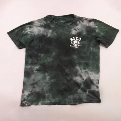 RVCA Shirt Mens Medium Short Sleeve Crew Neck Outdoors Gray Lightweight - Image 1 of 4