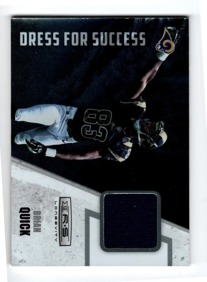 2012 Rookies and Stars Longevity Dress for Success Jerseys #6 Brian Quick - Image 1 of 1