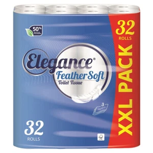 Papel higiénico lavable Elegance Feathersoft 3 capas 32 rollos - Imagen 1 de 1