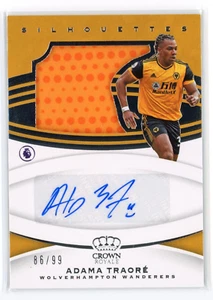 Parche automático Panini Chronicles Crown Royal Silhouettes Adama Traore 2019-20/99 - Imagen 1 de 2