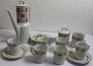Kaffee/Espresso-Service,15-teilig, Graf von Henneberg Porzellan,Ilmenau(L71) - Bild 1 von 8