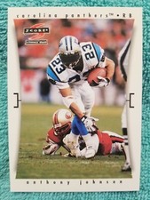 1997 SCORE ANTHONY JOHNSON #170 CAROLINA PANTHERS