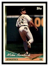 1994 Topps #188 MIKE BORDICK Oakland Athletics ~D5E