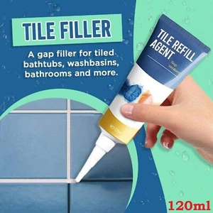 Tile Grout Pen Repair Wall Gap Refill Refresher Marker Agent Waterproof Sealer - Picture 1 of 10