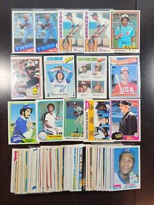 Huge Lot Vintage ROOKIE Baseball Cards Invest HOF Star Card Topps 1981 1984 Hot