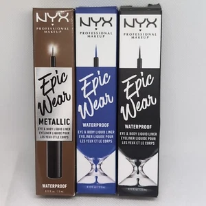NYX Epic Wear Liquid Liner, Metallic, Glitz & Regular ~ You Choose one - Picture 1 of 6