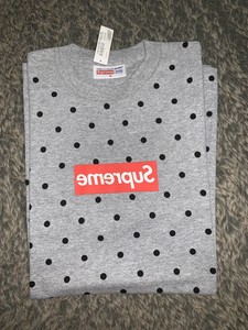supreme polka dot box logo tee