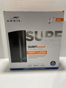 ARRIS Surfboard G34 DOCSIS 3.1 Gigabit Cable Modem and AX3000 Wi-Fi 6 Router - Picture 1 of 7