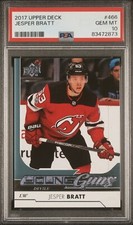 2017-18 Upper Deck Series 2 Young Guns #466 JESPER BRATT RC PSA 10