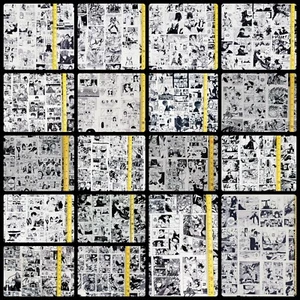 BLACK & WHITE ANIME MANGA FABRIC (HALF-YARD OR 1-YARD & ANIME SELECTIONS) - Picture 1 of 113