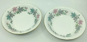 Royal Chelsea Windflower Cereal Bowl Pair Great Shape No Chips Or Cracks - Picture 1 of 4