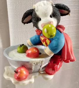 Statuina Mary's Moo Moos Muw You're Moo Hero Super Halloween 2000 Enesco 726028 - Foto 1 di 7
