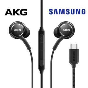Auriculares intrauditivos estéreo Samsung AKG 100 % auténticos USB-C con cable trenzado - Imagen 1 de 5