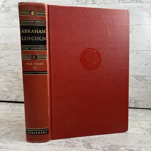 Abraham Lincoln 6 The War Years IV - Sangamon Edition - Carl Sandburg -Hardcover - Imagen 1 de 9
