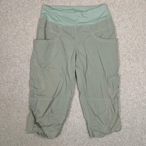 Prana Women's Size Small Grey Capris Pants Active Hiking Yoga Pockets Activewear - Picture 1 of 7