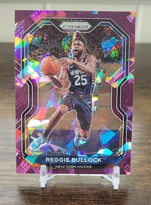 2020-21 Panini Prizm Cracked Purple Ice #90 Reggie Bullock #d /175 Rare SP - Image 1 of 2