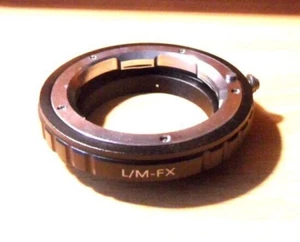 Leica M LM lens to Fuji X-mount adapter converter ring XF XC Fujifilm X - Picture 1 of 2