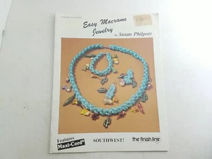 Easy Macrame Jewelry By Susan Philpott Craft Instructions The Finish Line - Picture 1 of 5