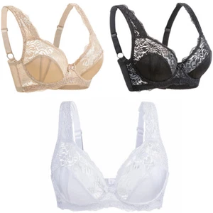 Simple Unlined Lace Women Bras Unpadds Hot Sexy Lingerie Underwired Brassiere Bh - Picture 1 of 9
