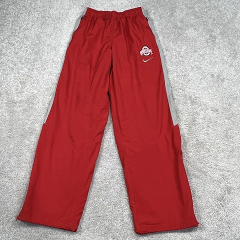 Nike Ohio State Buckeyes Pants Mens Medium Storm-Fit Red Athletic Warmup Lined Cover