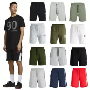Pantalones Cortos de Sudor Jack & Jones para Hombre Calce Regular Verano Cordón Cintura S - 2XL - Imagen 1 de 37